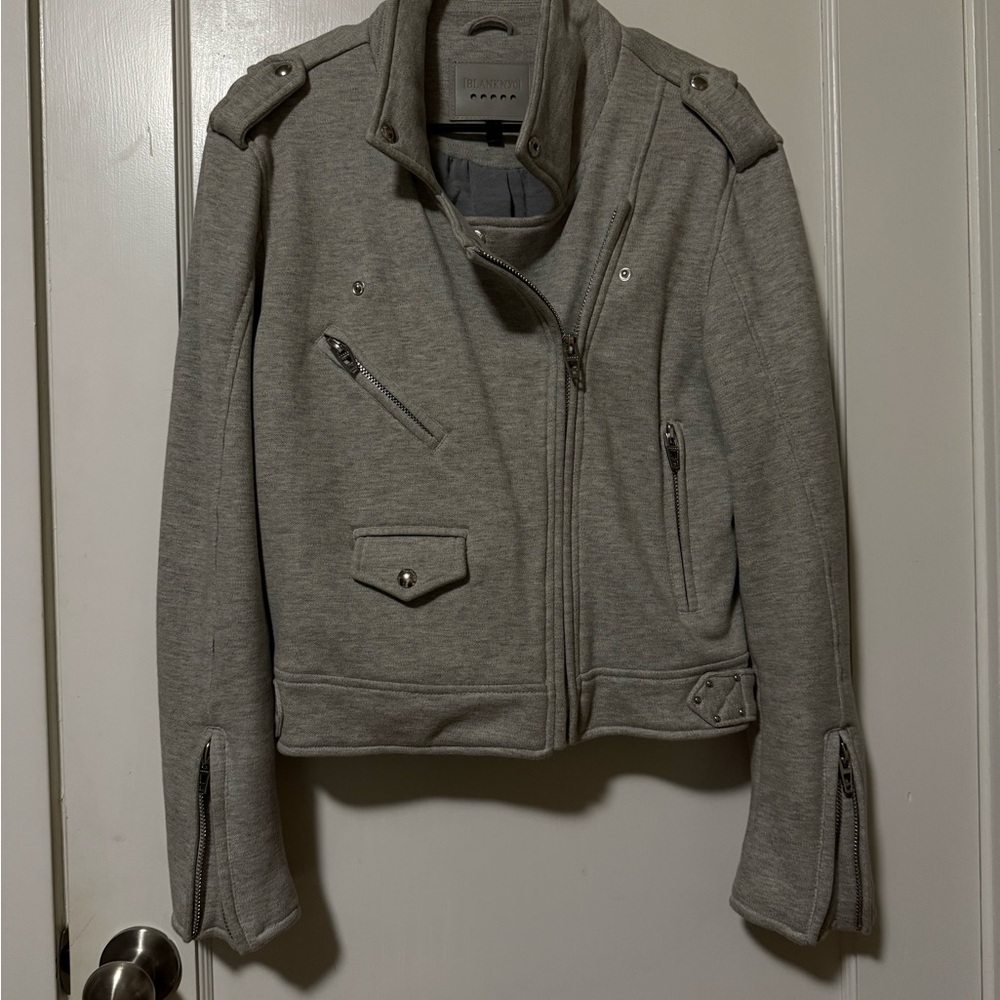 Cotton moto military jacket from Nordstrom - Picture 4 of 10